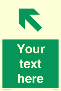 Custom Safe condition: Green Up left arrow